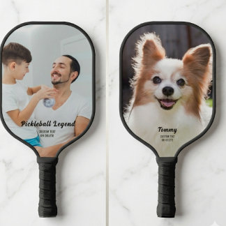 Awesome 2 Large photos Your Custom Text Pickleball Paddle