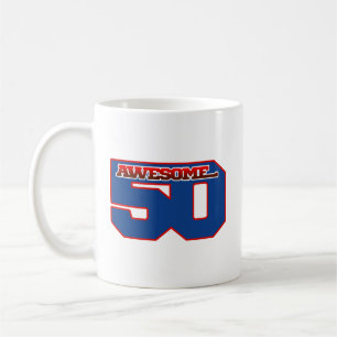 awesome 50 coffee mug