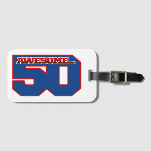 awesome 50 luggage tag