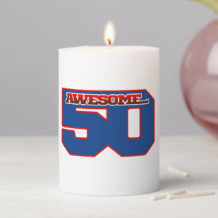awesome 50 pillar candle