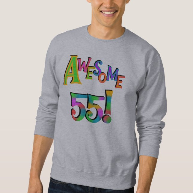 Awesome 55 Birthday T-shirts and Gifts (Front)