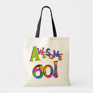 Awesome 60 Birthday T-shirts and Gifts Tote Bag
