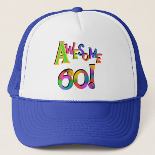 Awesome 60 Birthday T-shirts and Gifts Trucker Hat