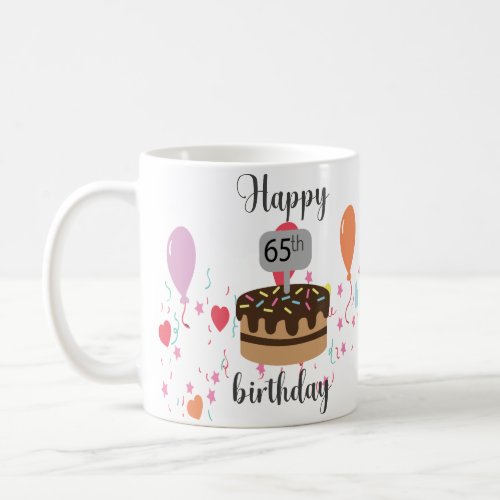 Awesome 65th birthday coffee mug