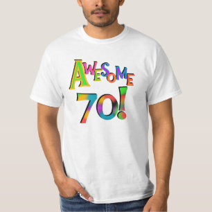 Awesome 70 Birthday T-shirts and Gifts