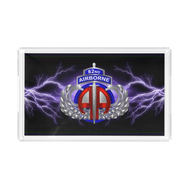 Awesome 82nd Airborne Division Acrylic Tray (Front)