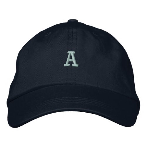 Awesome A _Initial Letter Monogram amazing Art_Hat Embroidered Baseball Cap