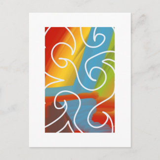 Awesome abstract art by RRW 2026 Postcard