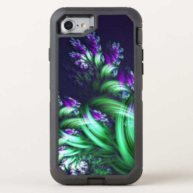awesome abstract floral otterbox iPhone case (Back)
