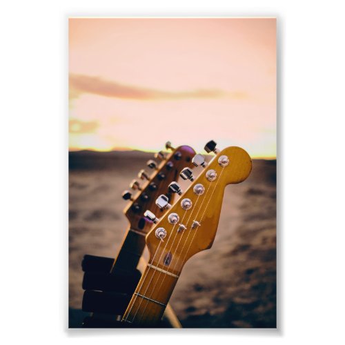 Awesome Acoustic Guitar Photo Print
