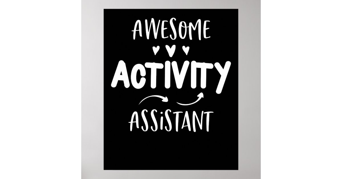 Awesome Activity Assistants Professionals Week Gif Poster Zazzle