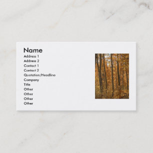 Awesome Amber Business Card