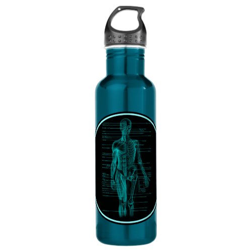 Awesome Anatomy Human Body Chart Personalized Water Bottle