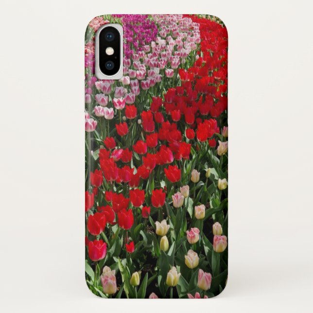 Awesome and Colorful Delft Tulips Case-Mate iPhone Case (Back)