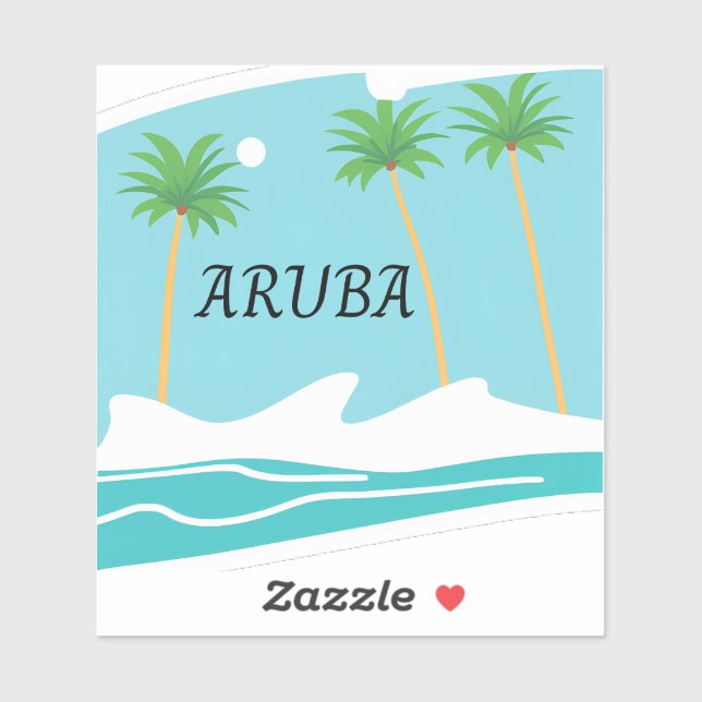 Awesome aruba sticker (Sheet)