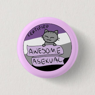 Awesome Asexual Pinback Button