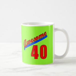 Awesome at 40 Years Old 40th Birthday Coffee Mug