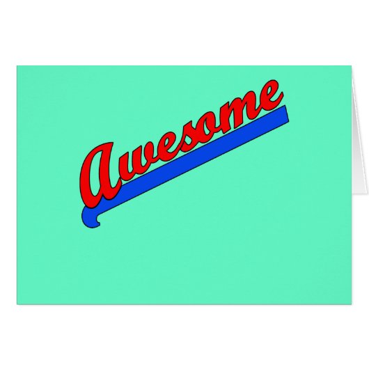 Awesome at Any Age! Customize This Cards (Front Horizontal)