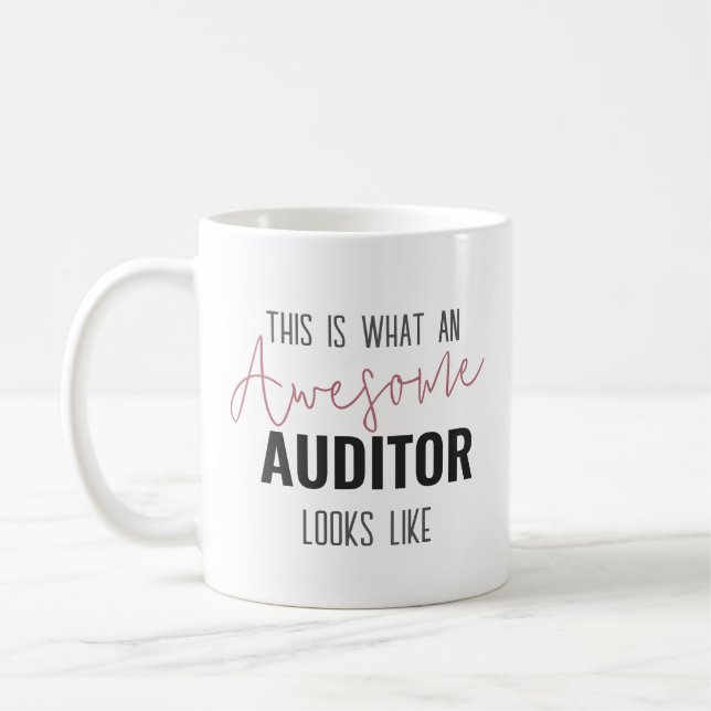 Awesome Auditor Gift Coffee Mug (Left)