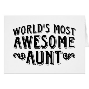 Awesome Aunt Cards