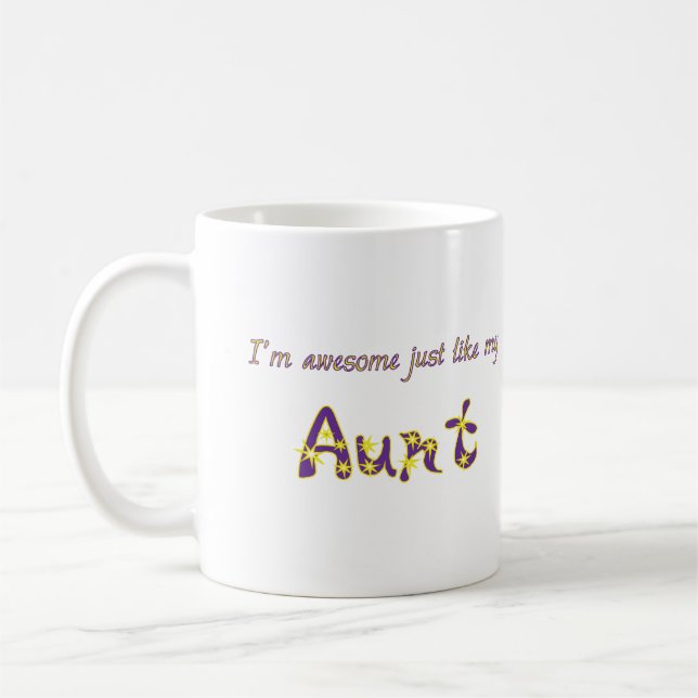 Awesome Aunt Coffee Mug (Left)