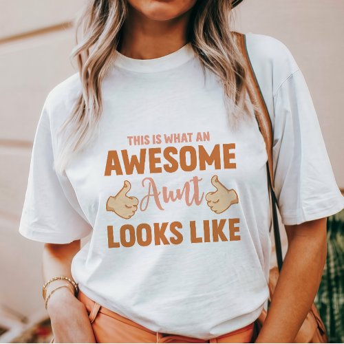 Awesome Aunt T_Shirt