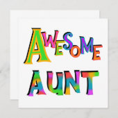 Awesome Aunt T-shirts and Gifts (Front/Back)