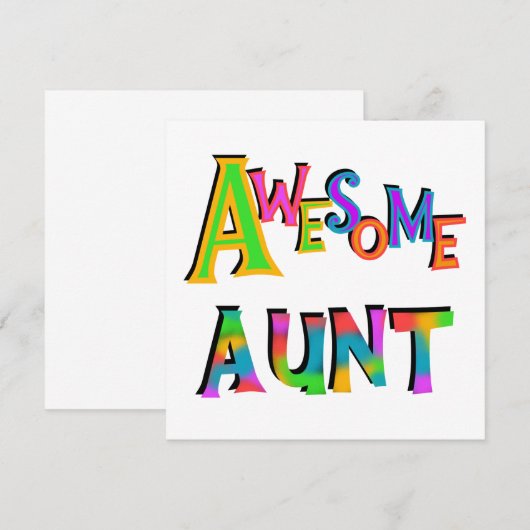 Awesome Aunt T-shirts and Gifts (Front/Back)