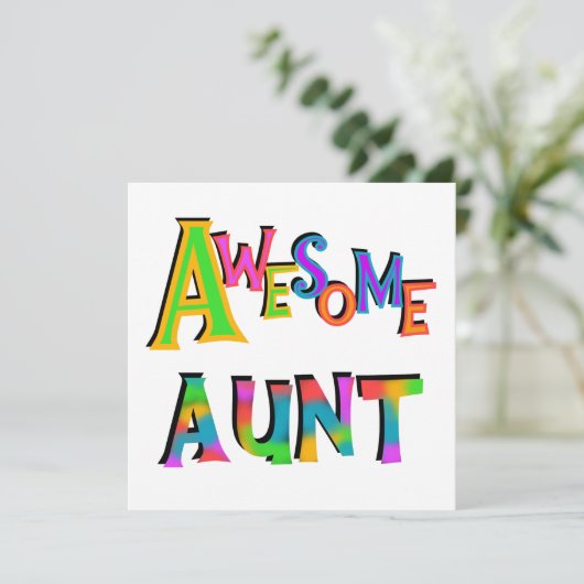 Awesome Aunt T-shirts and Gifts (Standing Front)