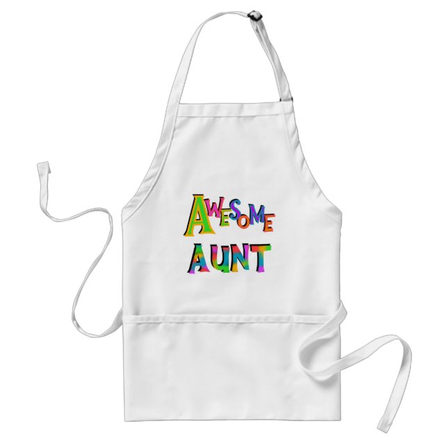 Awesome Aunt T-shirts and Gifts Adult Apron (Front)