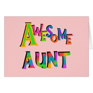 Awesome Aunt T-shirts and Gifts Cards