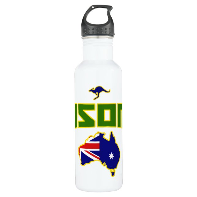 Awesome Australia Stainless Steel Water Bottle (Front)