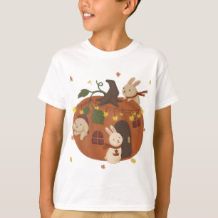 Awesome Autumn: Bunny & Pumpkin T-Shirt