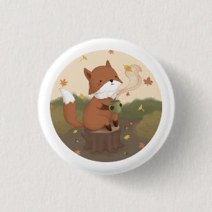 Awesome Autumn: Fox Button