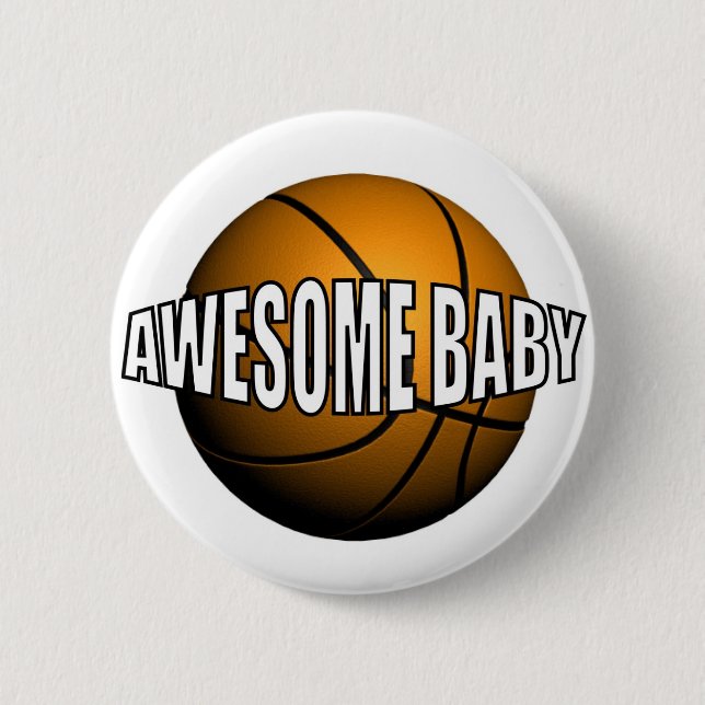AWESOME BABY PINBACK BUTTON (Front)