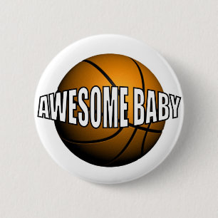 AWESOME BABY PINBACK BUTTON