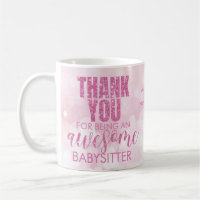 Awesome Babysitter Thank You Appreciation