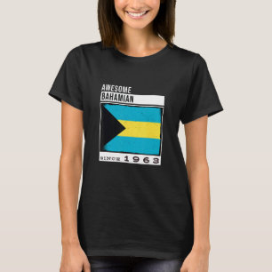 Awesome Bahamian Since 1963 Bahamian 59th Birthda T-Shirt