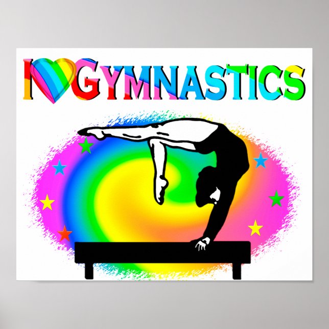 AWESOME BALANCE BEAM QUEEN POSTER (Front)