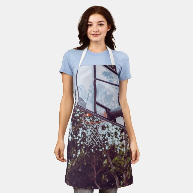 Awesome Basketball Artwork Apron (Worn)
