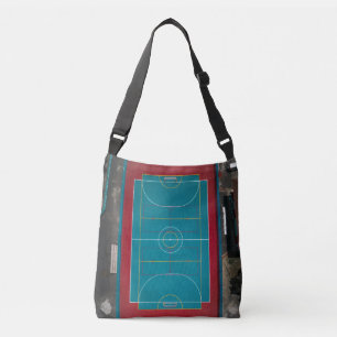 Awesome Basketball Artwork Crossbody Bag