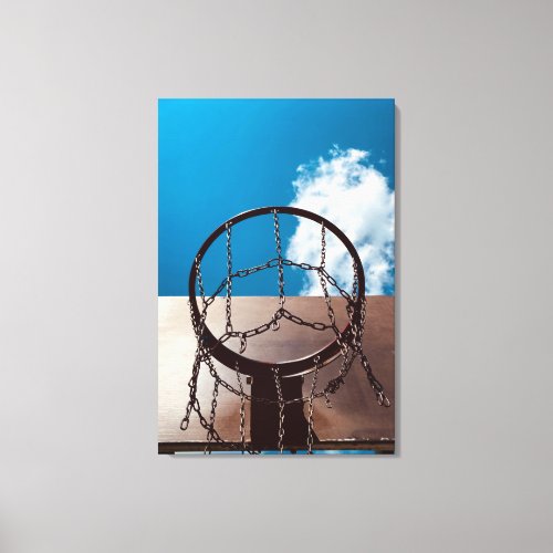 Awesome Basketball Canvas Print