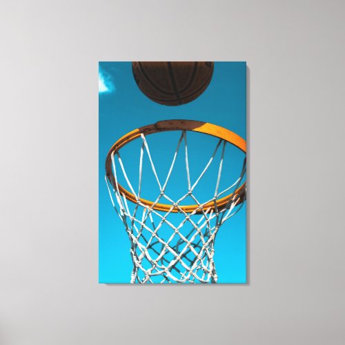 Awesome Basketball Gift Canvas Print