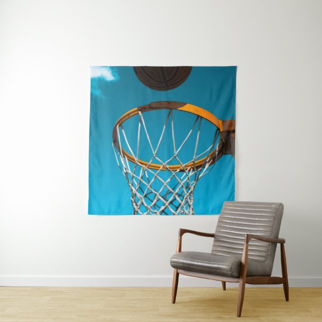 Awesome Basketball Gift Tapestry (In Situ)