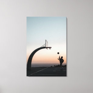 Awesome Basketball Hoop Canvas Print