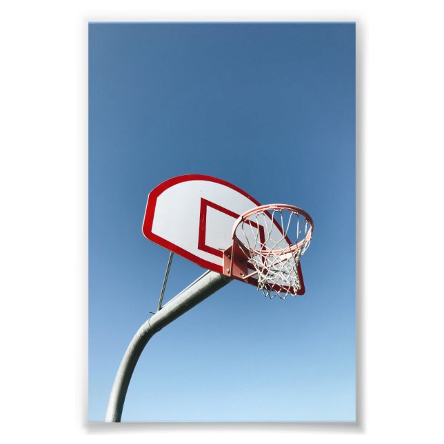 Awesome Basketball Photo Print (Front)