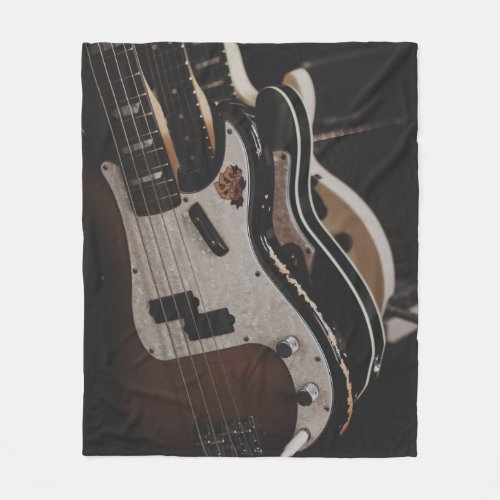 Awesome Bass Guitar Fleece Blanket