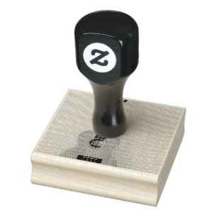 Awesome Bass Guitar Rubber Stamp