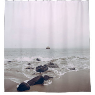 Awesome Beach View Shower Curtain