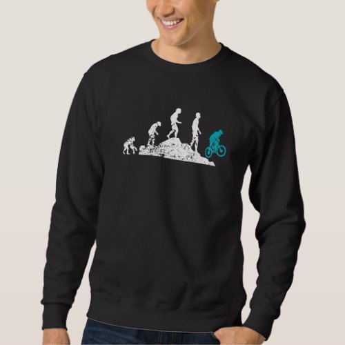 Awesome Bicycle  Mountain Cycling Vintage Sweatshirt